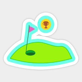 Golf Tournament - Mabel's Sweater Collection Sticker